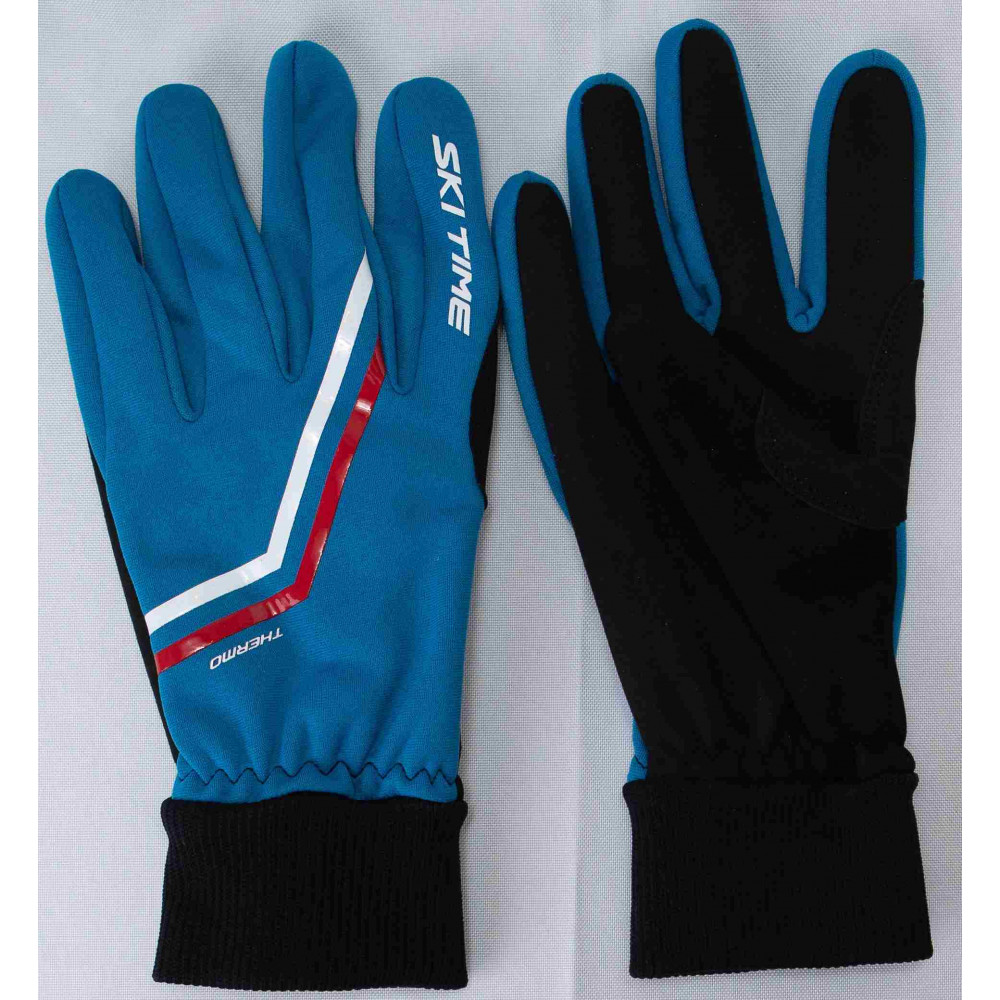 Перчатки SKI TIME SPORT BLUE