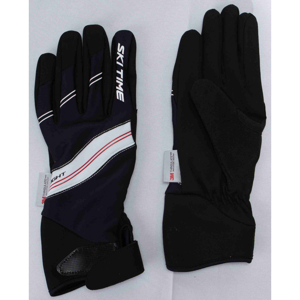 Перчатки SKI TIME RACE 1.0 RACE 2 BLACK